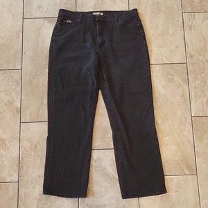 3/$12 Lee vintage relaxed straight leg at the waist jeans denim women's size 16